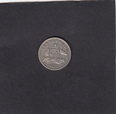 Beschrijving: 3 Pence GEORGIUS V